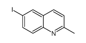 6-碘-2-甲基喹啉结构式