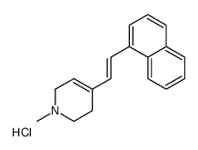 1-methyl-4-[(E)-2-naphthalen-1-ylethenyl]-3,6-dihydro-2H-pyridine,hydrochloride Structure