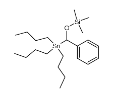 ((trimethylsilyl)oxy)(phenyl(CH))tributylstannane Structure