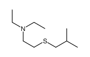 N,N-diethyl-2-(2-methylpropylsulfanyl)ethanamine Structure