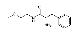 2-amino-N-(2-methoxyethyl)-3-phenylpropanamide结构式