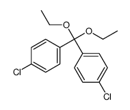 1-chloro-4-[(4-chlorophenyl)-diethoxymethyl]benzene Structure