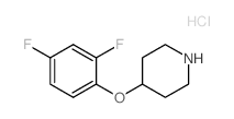 4-(2,4-Difluorophenoxy)piperidine hydrochloride structure