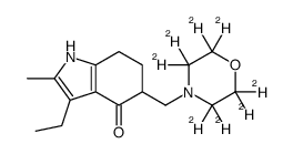 Molindone-d8 Structure