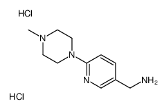 [6-(4-methylpiperazin-1-yl)-3-pyridyl]methanamine dihydrochloride Structure