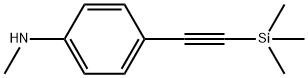 N-Methyl-4-((trimethylsilyl)ethynyl)aniline Structure