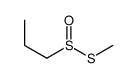 1-methylsulfanylsulfinylpropane Structure