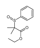 ethyl 2-(benzenesulfinyl)-2-methylpropanoate结构式