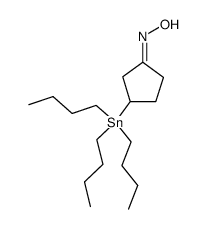 3-(tributylstannyl)cyclopentan-1-one oxime结构式