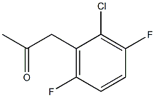 1-(2-chloro-3,6-difluorophenyl)propan-2-one Structure