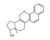 benz(3,4)-6-oxaestra-1,3,5(10),8-tetraen-17-ol Structure