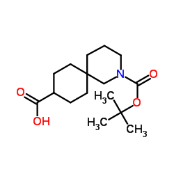 N-Boc-2-氮杂螺[5.5]十一烷-9-羧酸结构式