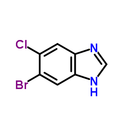 5-Bromo-6-chloro-1H-benzimidazole Structure