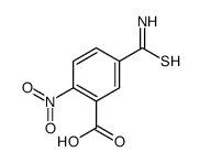 2-nitro-5-thiocarbamylbenzoic acid Structure