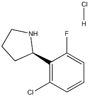 (R)-2-(2-Chloro-6-fluorophenyl)pyrrolidine hydrochloride picture