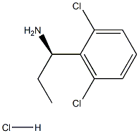 (R)-1-(2,6-二氯苯基)丙-1-胺盐酸盐结构式