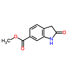 Methyl 2-oxoindole-6-carboxylate Structure