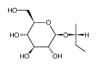 R-2-butyl β-D-glucopyranoside结构式