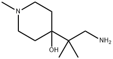4-Piperidinol, 4-(2-amino-1,1-dimethylethyl)-1-methyl-结构式