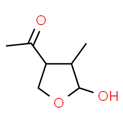 Ethanone, 1-(tetrahydro-5-hydroxy-4-methyl-3-furanyl)- (9CI)结构式