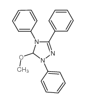 5-METHOXY-1,3,4-TRIPHENYL-4,5-DIHYDRO-1H-1,2,4-TRIAZOLIN Structure