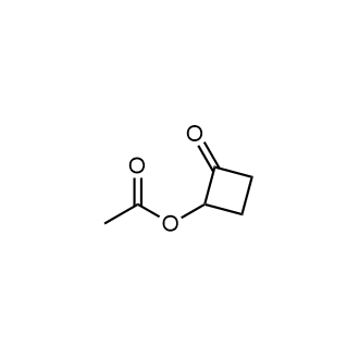 2-氧代环丁基乙酸酯结构式