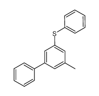 (5-methylbiphenyl-3-yl)(phenyl)sulfane结构式