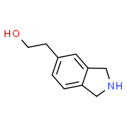 2-(2,3-dihydro-1H-isoindol-5-yl)ethan-1-ol structure