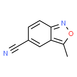 2,1-Benzisoxazole-5-carbonitrile,3-methyl-(9CI)结构式