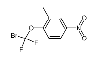 1-(bromodifluoromethoxy)-2-methyl-4-nitro-benzene Structure