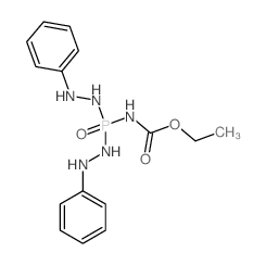 ethyl N-bis(2-phenylhydrazinyl)phosphorylcarbamate Structure