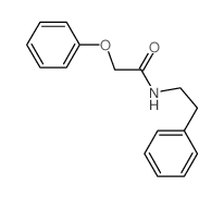 N-phenethyl-2-phenoxy-acetamide structure