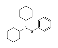 N-cyclohexyl-N-phenylsulfanylcyclohexanamine结构式