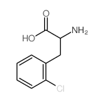 2-amino-3-(2-chlorophenyl)propanoic acid Structure