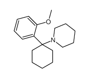 1-[1-(2-methoxyphenyl)cyclohexyl]piperidine结构式