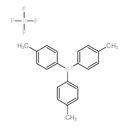 Sulfonium, tri-p-tolyl-, tetrafluoroborate (1-) Structure