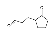 3-(2-oxocyclopentyl)propanal Structure