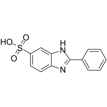 2-Phenylbenzimidazole-5-sulfonic acid Structure