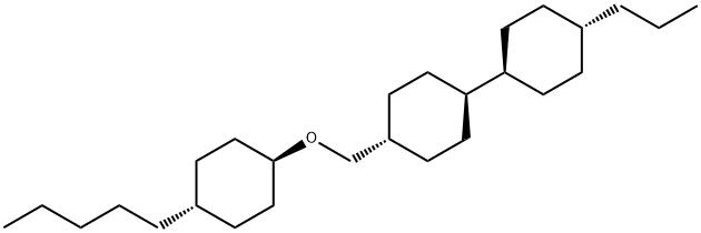 丙基双环己基甲基戊基环己基醚结构式