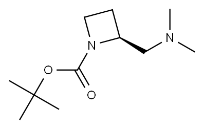 tert-butyl (2S)-2-[(dimethylamino)methyl]azetidine-1-carboxylate图片