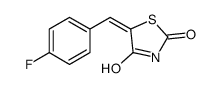 (Z)-5-(4-FLUOROBENZYLIDENE)THIAZOLIDINE-2,4-DIONE Structure