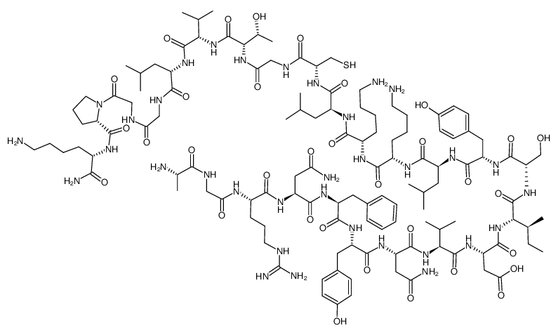 Procathepsin B (26-50) (rat) structure