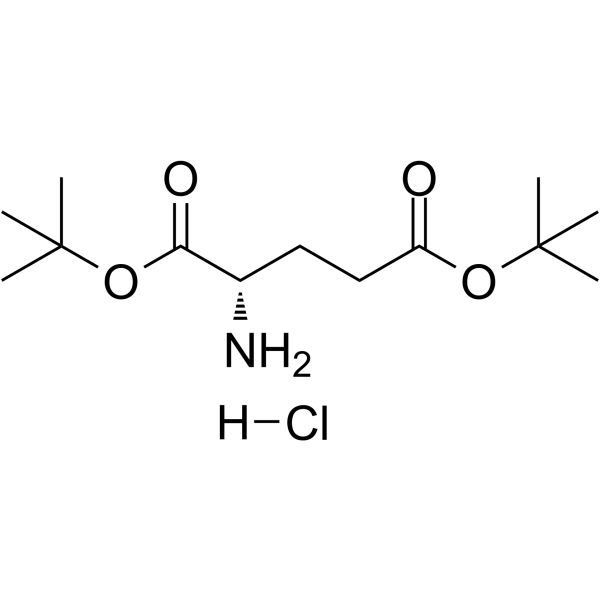 H-Glu(OtBu)-OtBu.HCl Structure