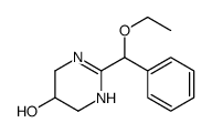 3,4,5,6-Tetrahydro-2-(α-ethoxybenzyl)-5-pyrimidinol structure