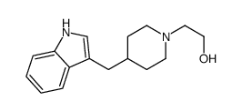 2-[4-(1H-indol-3-ylmethyl)piperidin-1-yl]ethanol Structure