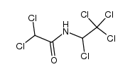 N-(1,2,2,2-tetrachloroethyl)dichloroacetamide Structure