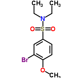 3-Bromo-N,N-diethyl-4-methoxybenzenesulfonamide structure