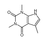 1,3,5-trimethyl-7H-pyrrolo[2,3-d]pyrimidine-2,4-dione Structure