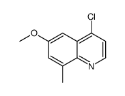 4-chloro-6-methoxy-8-methylquinoline structure