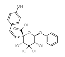 cis-Resveratrol 3-O-β-D-Glucuronide Structure